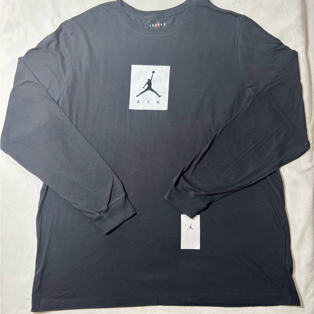 Jordan Air Men’s 3XL Black Long Tee